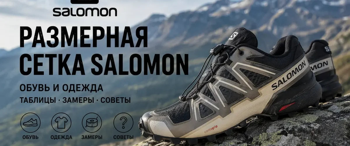 Размеры Salomon
